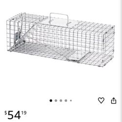 31”x10”12” humane live animal trap