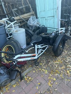 Tricycle Bike Missing Electrical Wheel And Battery
