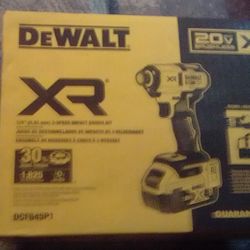 DeWalt XR 20v ¼ Impact W/ XR 5 Ah Battery 