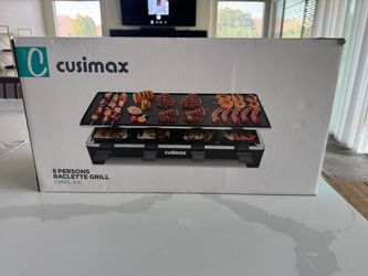 Cusimax 8-Person Raclette Grill CMRG-300