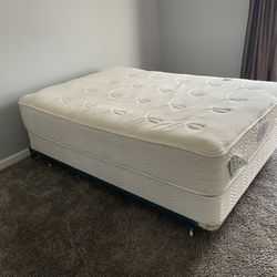 Full Size Box Spring And mattress 