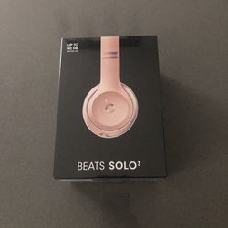 Rose Gold Beats Solo3 Wireless Headphones 