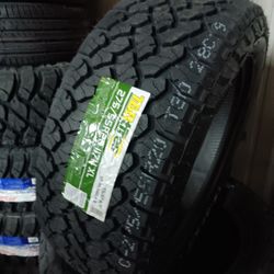 4 New Tires Installed/ Nuevas Llantas Instaladas 275/55/20 AT TBB Tires