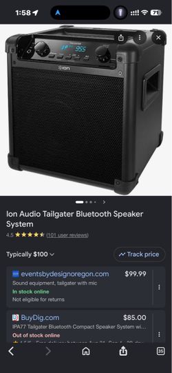 ION Audio Tailgater Bluetooth Speaker System