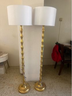 KAWOTI 61'' Floor Lamp with Fabric Drum Shade
