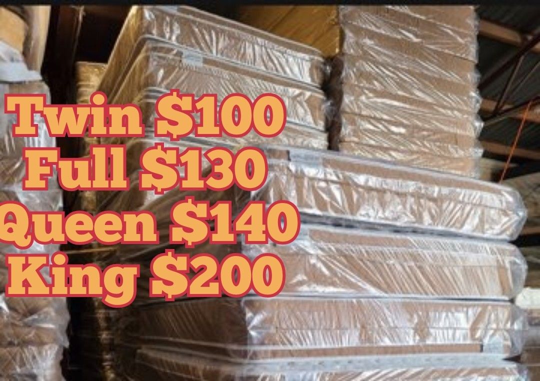 Mattress Pillow Top New