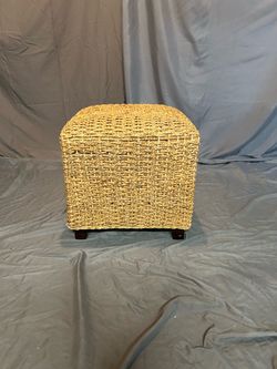 Wicker Ottoman