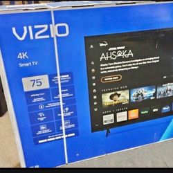 75 Tv $55 Down On Finacing Free Delivery 6 Month Warranty.   75 Tv Vizio Smart 4k Hdtv 