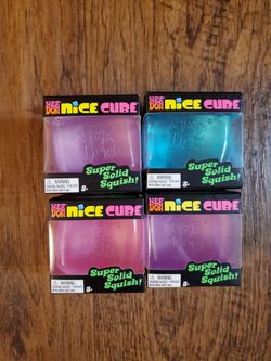Brand New NeeDoh Nice Cube Squishy Set Of 4