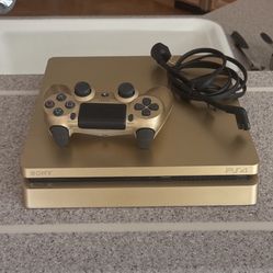 Ps4 Slim Gold Limited Edition!!!
