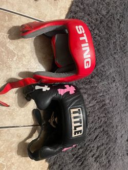Boxing head gear and cup