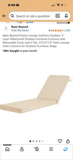One cushion