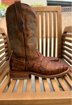 Men’s Corral Caiman Cowboy Boots Size 9.5