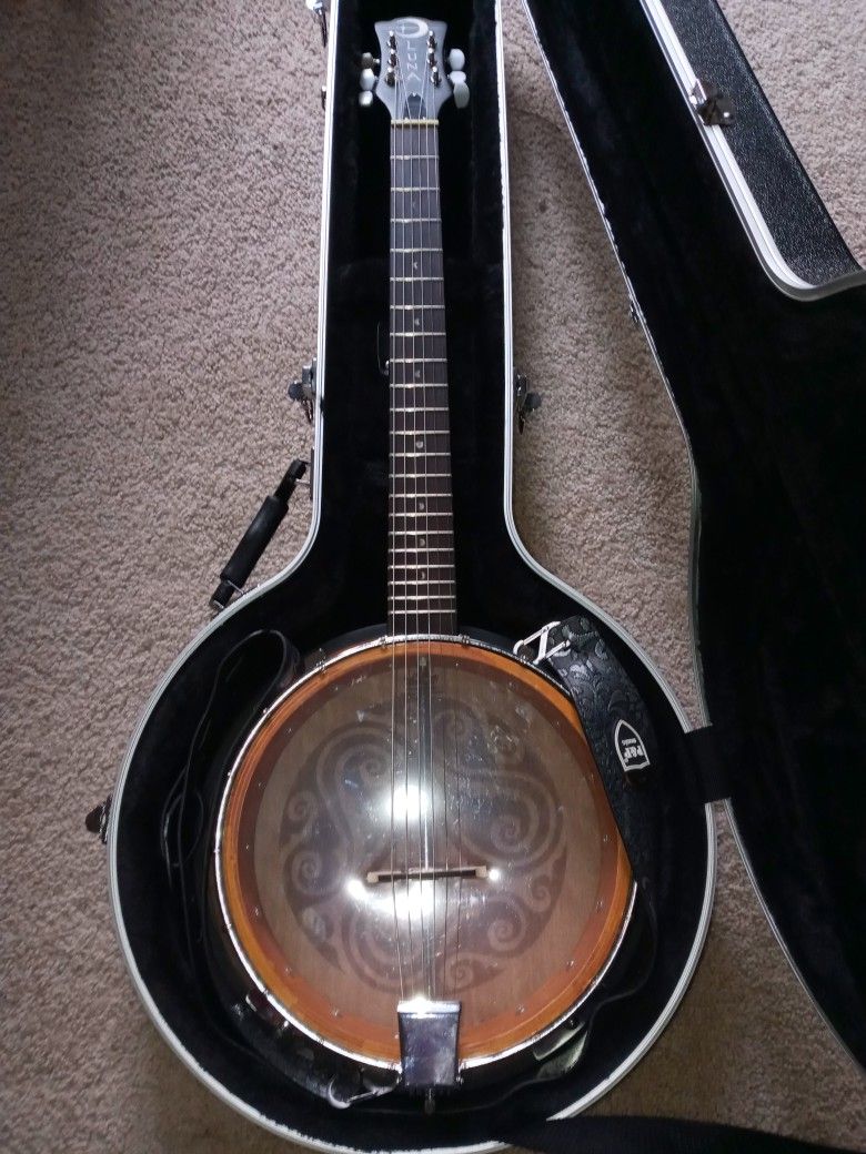 Luna 6 String Banjo Guitar