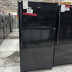 Whirlpool Top Freezer Im Black Refrigerator