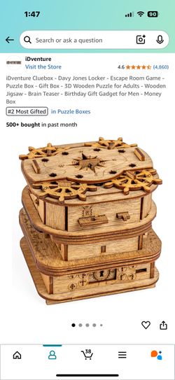 ClueBox Davy Jones Locker- Escape Room Game