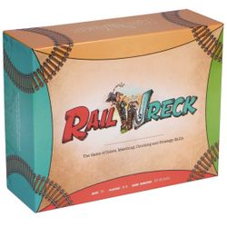 Wreck Kids Train-Themed Preschool Educational Board Game (Ages 4-8)