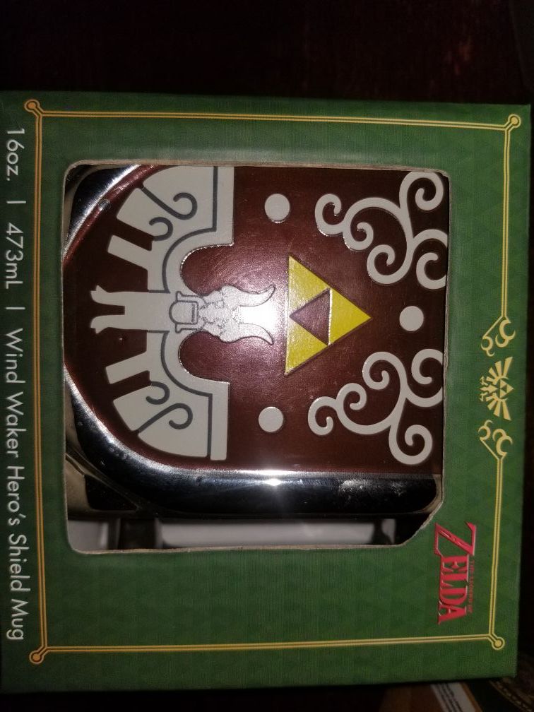 Zelda Wind Waker Hero's Shield mug