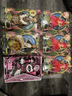 Wicked 2024 Mattel Misprint dolls Lot Of 5 + 1 draculaura 