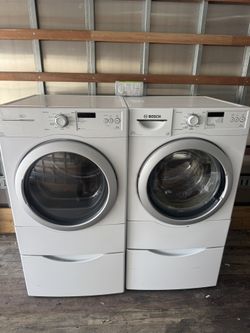 Bosch Washer & Gas dryer 