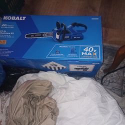 Cobalt 40 Vmax Chainsaw Brand New In A Box 140 Regular At The Store Is 240 Brand New Lithium