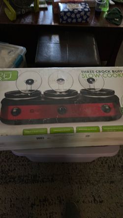 3 crock buffet