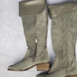 Women’s Vince Camuto Kressell Over the Knee Riding Boot - 4.5 Grey