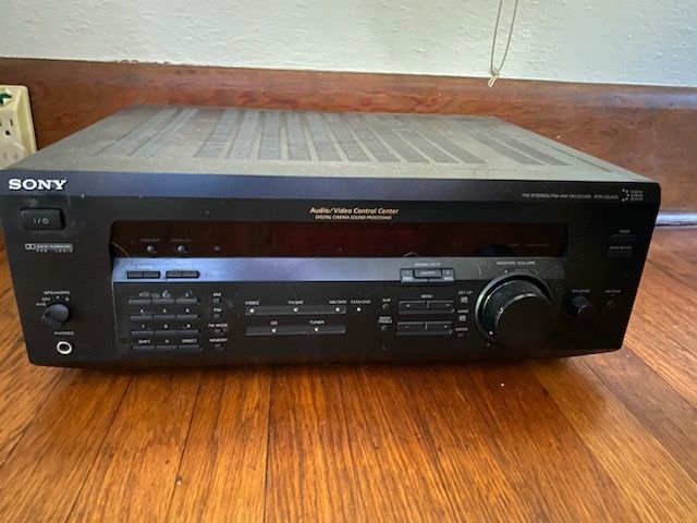 Vintage Sony Receiver And Surround Sound System