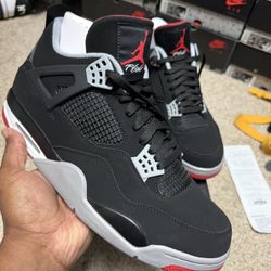 Jordan BRED 4 2019 size 13 Worn