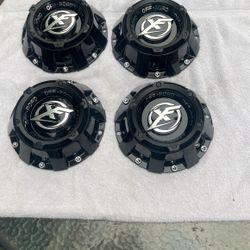 Set Of 4 Wheel Center Caps XF Off Road C-969-4