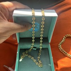 18k Gucci link chain