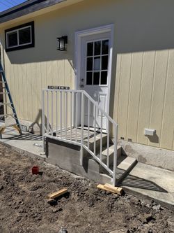 Metal railings