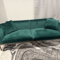 Green couch