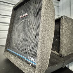 2 SONIC LTM12 SPEAKERS ELECTRIC GUITAR SPEAKER CABINET