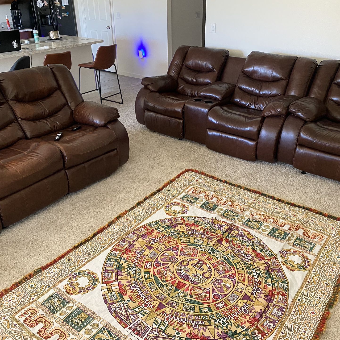 3 Piece Leather Couch 