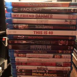 11Mixed Blu-Rays $15. For All