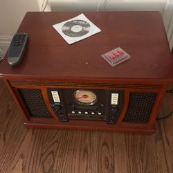 Victrola 8 In 1 Player For Vinyls CDs And More