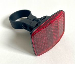 Universal Rear Bike Reflector (2.2”x1.5”) Bicycle Warning Red Reflector