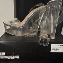Fashion Nova Cinderella Wedges 