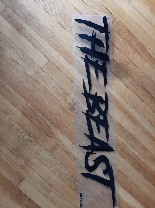 Car Decal & Emblem BEAST