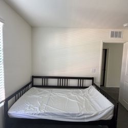 Bed frame and mattress