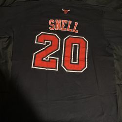 NBA Chicago Bulls Adidas SNELL Shirt Size Large