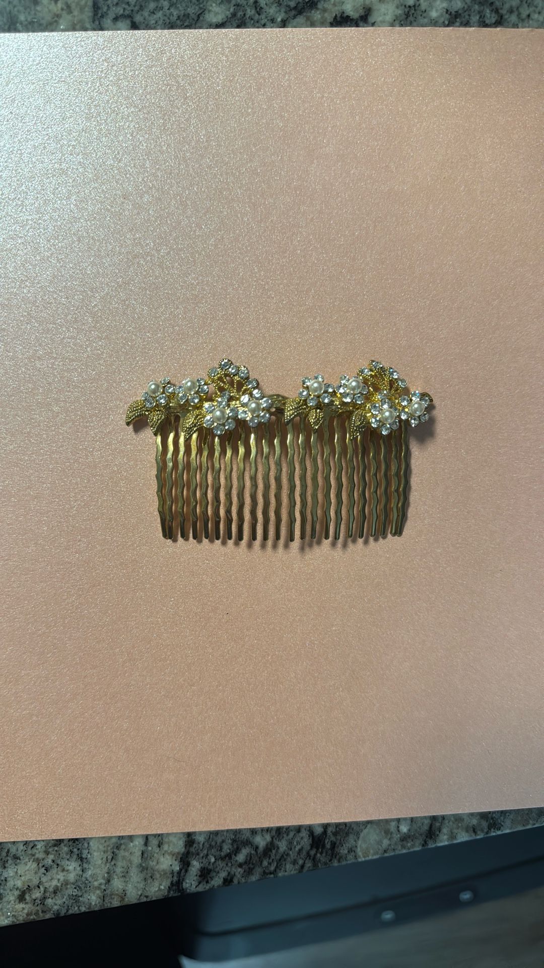 Studded Hair Comb Accessory
