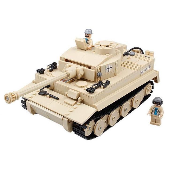 Military Building Blocks Tank WW2 Panzer German Tiger Lego Educational Bricks trucks vehicle puzzle Collectible LEGO toys