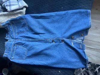Vintage sears jean skirt