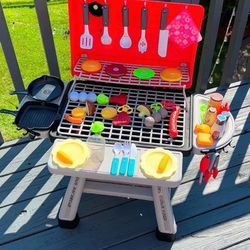 Brand new 41pcs Kitchen Toy Set, Toy BBQ Grill Set, Cooking Toy Set