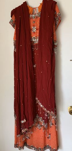 Three piece dancing or costume dress