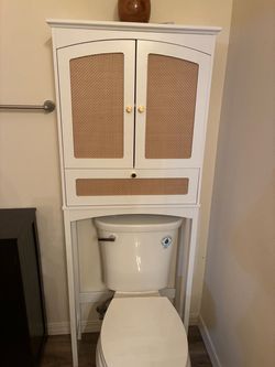Over the toilet storage