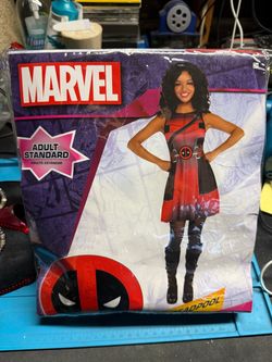 Marvel Deadpool Women's Costume Adult Standard