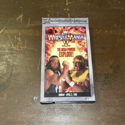 Wrestlemania 5 Vhs Tape 